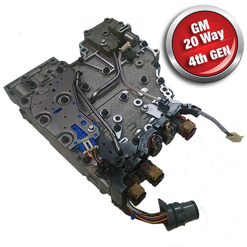 ドル 29536782-RZ VALVE BODY, EARLY 6 SOLENOID-5 SPEED, ALLISON 1000/GM